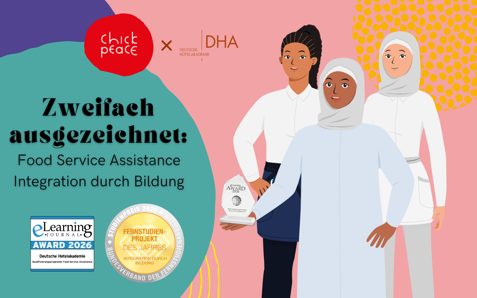 Zweifach ausgezeichnet: Chickpeace und DHA